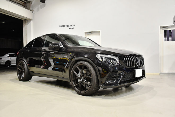 愛知県　名古屋　GLC43　カスタム　ローダウン　VOSSEN　22インチ　ヴォッセ　サイドステップ