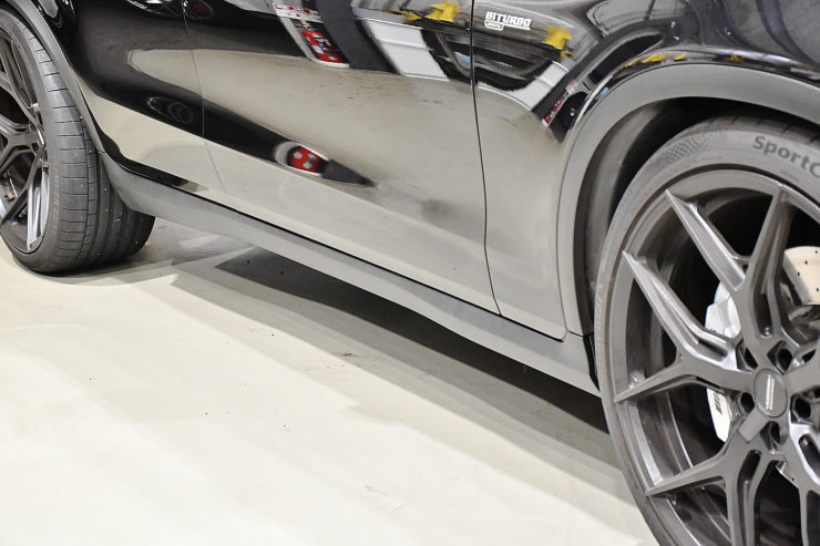 愛知県　名古屋　GLC43　カスタム　ローダウン　VOSSEN　22インチ　ヴォッセ　サイドステップ