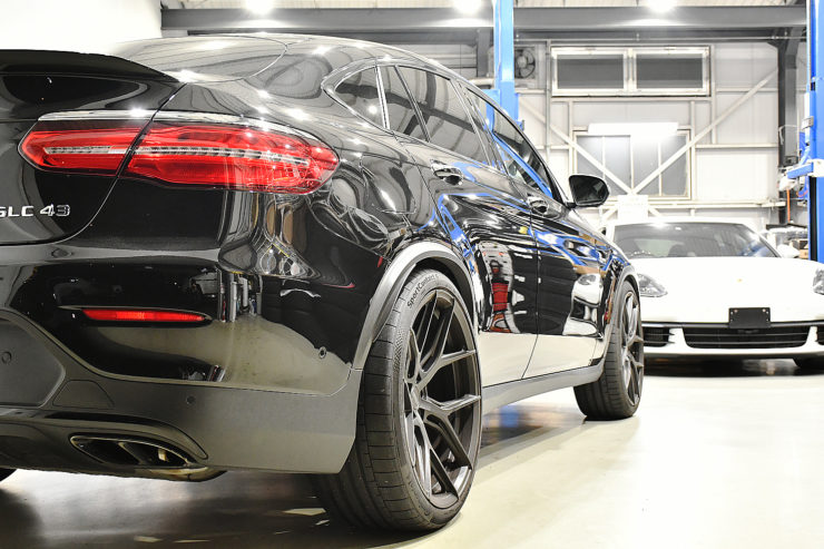 愛知県　名古屋　GLC43　カスタム　ローダウン　VOSSEN　22インチ　ヴォッセ　サイドステップ