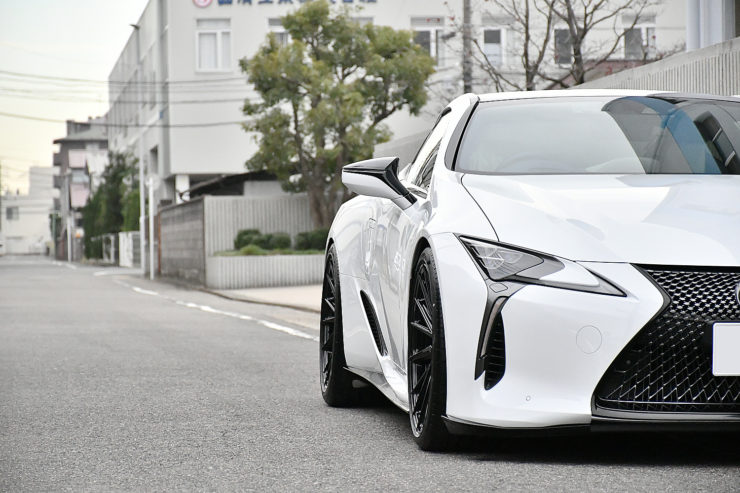 愛知県 名古屋 LEXUS レクサス LC500 カスタム ローダウン RS-R VOSSEN ヴォッセ ホイール 21インチ HF-4T