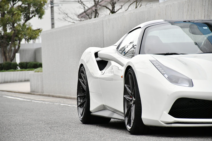 愛知県　名古屋　フェラーリ　FERRARI　488　Spider　スパイダー　カスタム　ローダウン　ノビテック　1221　ホイール
