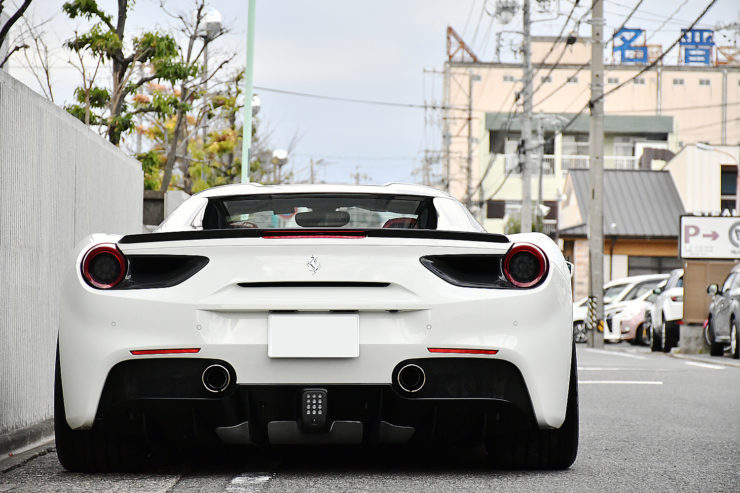 愛知県　名古屋　フェラーリ　FERRARI　488　Spider　スパイダー　カスタム　ローダウン　ノビテック　1221　ホイール