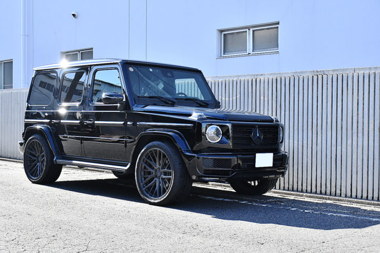 愛知県　名古屋　Gクラス　ゲレンデ　W463A　ベンツ　カスタム　ブラバス　BRABUS　AMG　フロントリップ　１２２１　ローダウン　デイライト　G400d