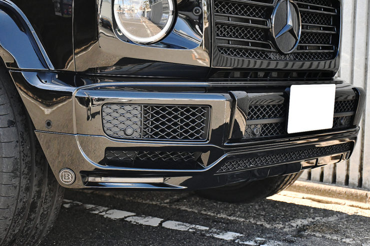 愛知県　名古屋　Gクラス　ゲレンデ　W463A　ベンツ　カスタム　ブラバス　BRABUS　AMG　フロントリップ　１２２１　ローダウン　デイライト　G400d