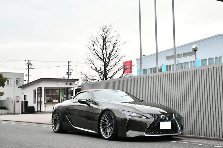 レクサス LC500 LC500コンバーチブル ノリグリーン ローダウン 1221 アメ鍛 カスタム 名古屋