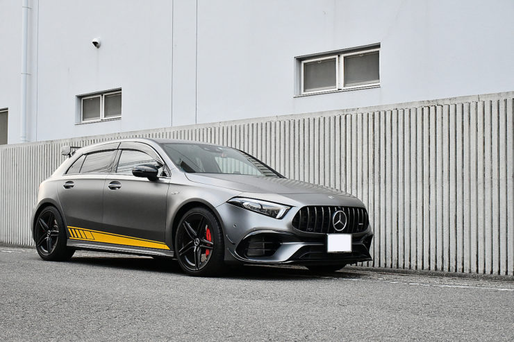愛知県 名古屋 輸入車 カスタム ベンツ Aクラス W177 A45 AMG アクラポ マフラー AKRAPOVIC