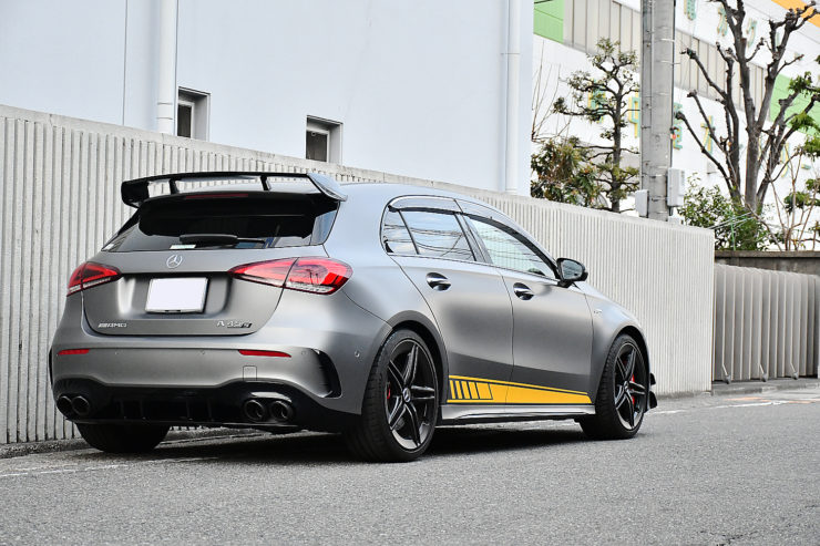 愛知県 名古屋 輸入車 カスタム ベンツ Aクラス W177 A45 AMG アクラポ マフラー AKRAPOVIC