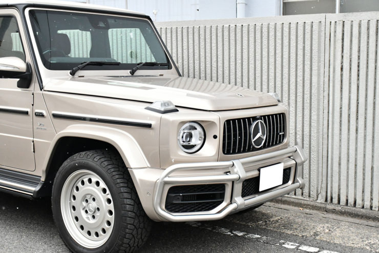 ベンツ　AMG　G63　W463A　ブラッシュガード　トラバーチンベージュ　ゲレンデ　カスタム　名古屋