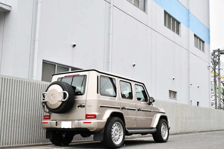 ベンツ　AMG　G63　W463A　W464　クリアガラス　トラバーチンベージュ　スティールメイド　20インチ　テッチン　カスタム　名古屋