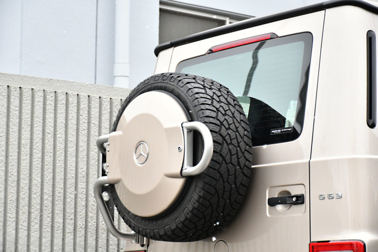 ベンツ　Gクラス　ゲレンデ　AMG　G63　ブラッシュガード　トラバーチンベージュ　電動ステップ　カスタム　名古屋
