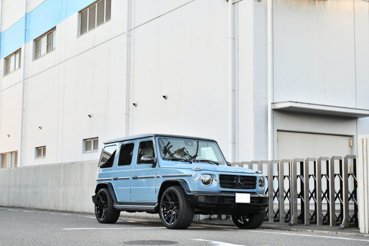 メルセデスベンツ Gクラス 23インチ マヌファクトゥーアエディション ナイトパッケージ ローダウン カスタム 名古屋