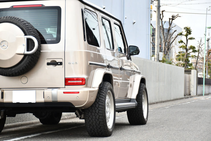 ベンツ　AMG　G63　Gクラス　ゲレンデ　ブラッシュガード　クリアガラス　アメ鍛　スティルメイド　カスタム　名古屋