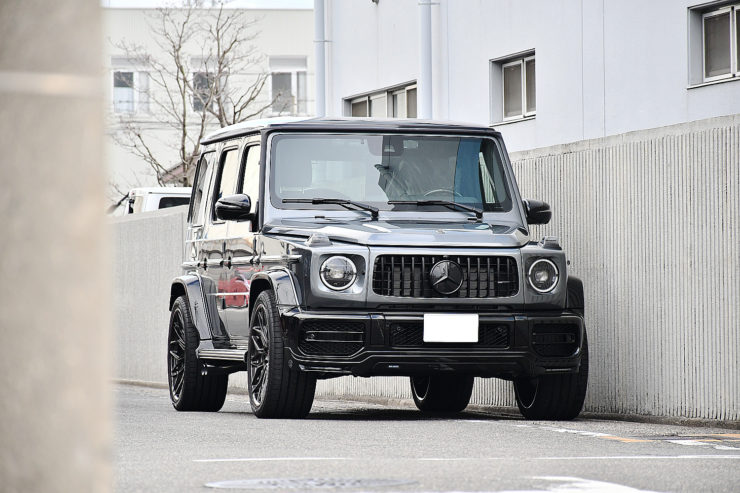 愛知県 名古屋 Gクラス ゲレンデ W463A カスタム ホイール 23インチ 1221 ブラバス BRABUS ペイント ローダウン アンビエント