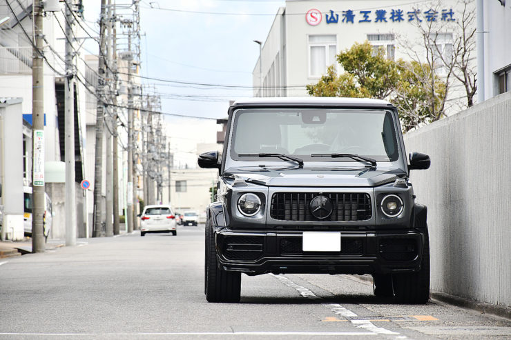 愛知県 名古屋 Gクラス ゲレンデ W463A カスタム ホイール 23インチ 1221 ブラバス BRABUS ペイント ローダウン アンビエント