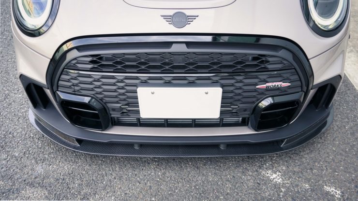 愛知県　名古屋市　MINI　ミニ　カスタム　F56　JCW　mon　フロントリップスポイラー　リアトランクスポイラー