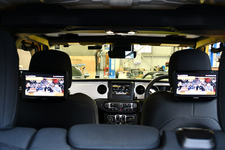 愛知県　名古屋　ラングラー　JL　カスタム　JLラングラー　Wrangler　JEEP　ジープ　ミラーリング　無線　DVDデッキ