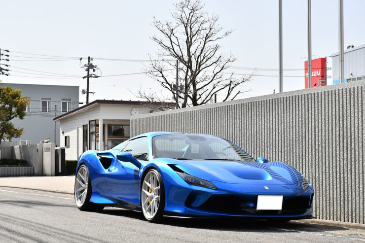 フェラーリ　F8スパイダー　F8　HRE　アメ鍛　ローダウン　カスタム　名古屋