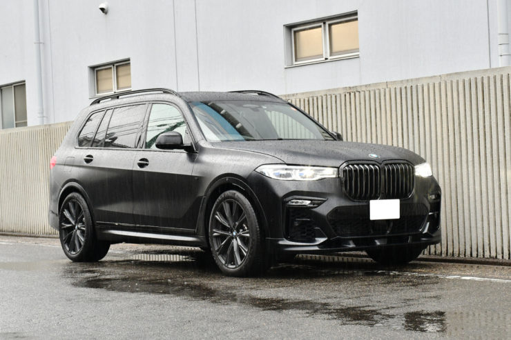 愛知県　名古屋市　BMW　G07　X7　3Ddesign 3Dデザイン　マットブラック　フロントリップ　カスタム　スペーサー