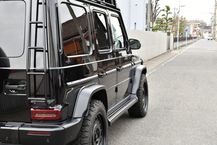 ベンツ　Gクラス　ゲレンデ　G350d　ブラックアウト　ナイトパッケージ　ブルバー　グリルガード　カスタム　名古屋