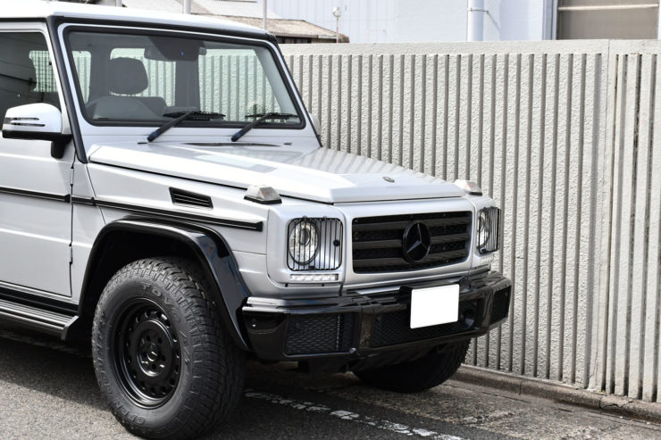 ベンツ Gクラス ゲレンデ G350d W463 ブラックアウト 鉄チン ホイール アメ鍛 カスタム 名古屋