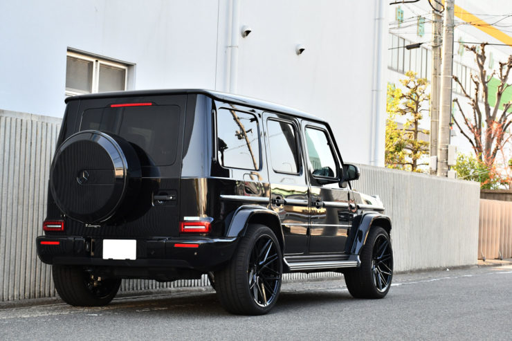 ベンツ　Gクラス　ブラックアウト　G400dマヌファクトゥーアエディション　ローダウン　ダウンサス　VOSSEN　23インチ　カスタム　名古屋