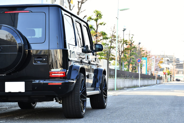 ベンツ　Gクラス　G400d　VOSSEN　23インチ　ハイブリッドフォージド　ブラックアウト　カスタム　名古屋
