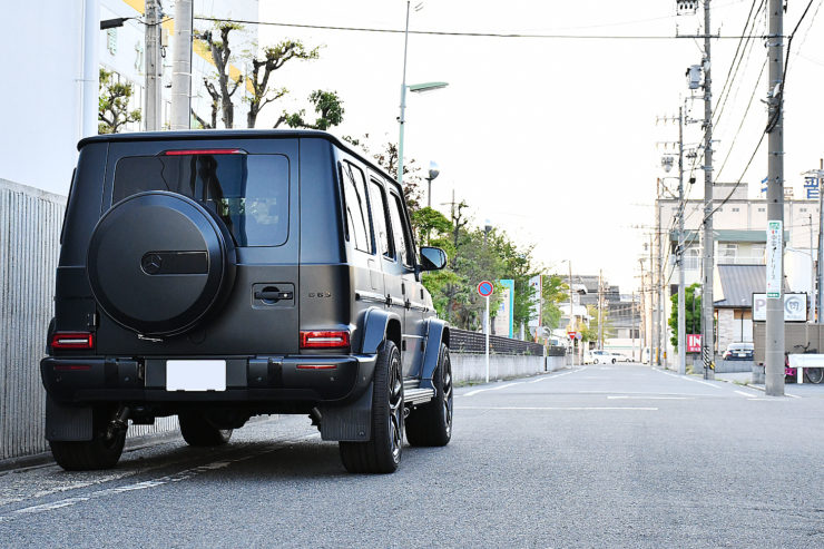 愛知県 名古屋市 げれんで Gクラス W463A ベンツ カスタム G63 ラッピング インナーブラック ナイトパッケージ
