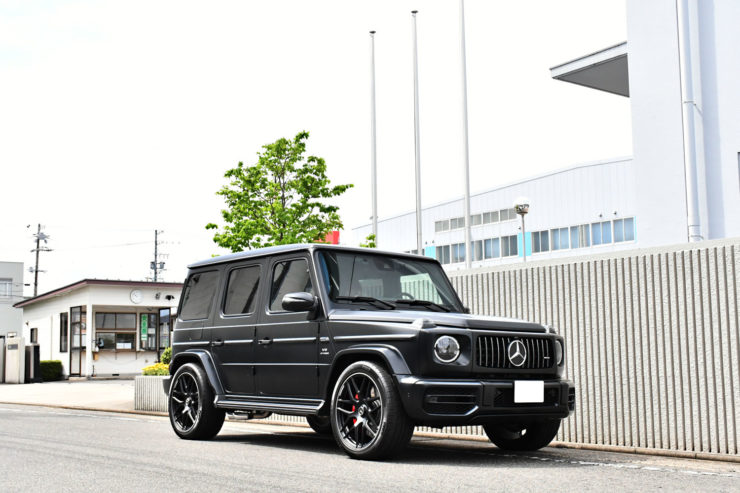 AMG　G63　ナイトパッケージ　ブラックアウト　ローダウン　ラッピング　カスタム　名古屋