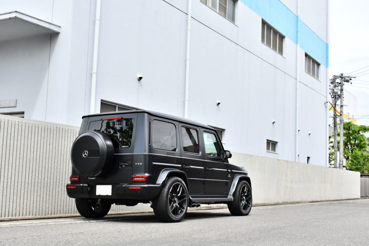 AMG　G63　W463A　ローダウン　スペーサー　ラッピング　ブラックアウト　カスタム　名古屋