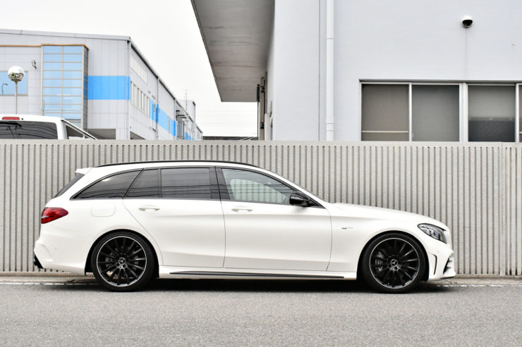 AMG　C43 　KW　HAS　ローダウン　ダウンサス　スペーサー　アンビエントエアアウトレット　カスタム　名古屋