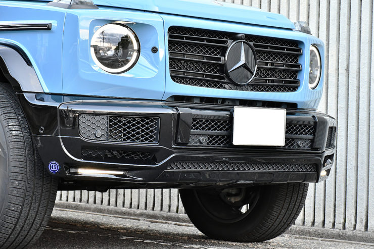 愛知県　名古屋　ベンツ　カスタム　W463A　G400d　マヌファクトゥーアエディション　BRABUS　ブラバス　リップ　取り付け