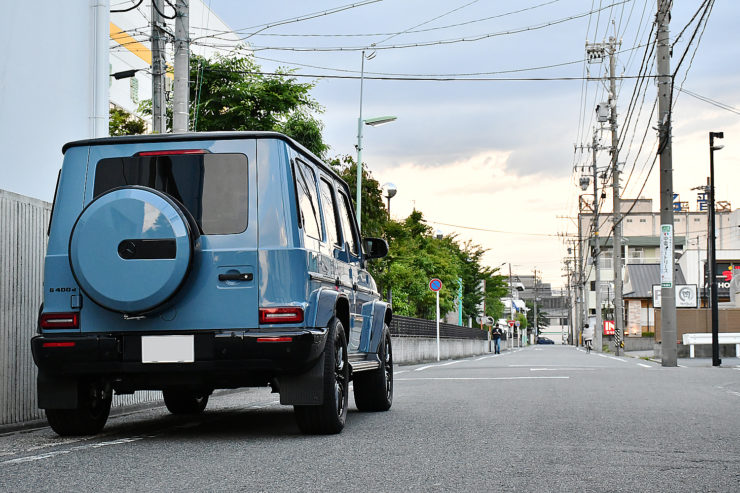 愛知県　名古屋　ベンツ　カスタム　W463A　G400d　マヌファクトゥーアエディション　BRABUS　ブラバス　リップ　取り付け
