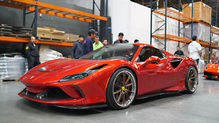 フェラーリ　F8　HRE　ボーデン　ローダウン
