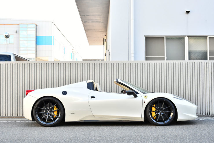フェラーリ　458スパイダー　ノヴィテック　カーボン　ダウンサス　ホイール　マフラー　カスタム　名古屋