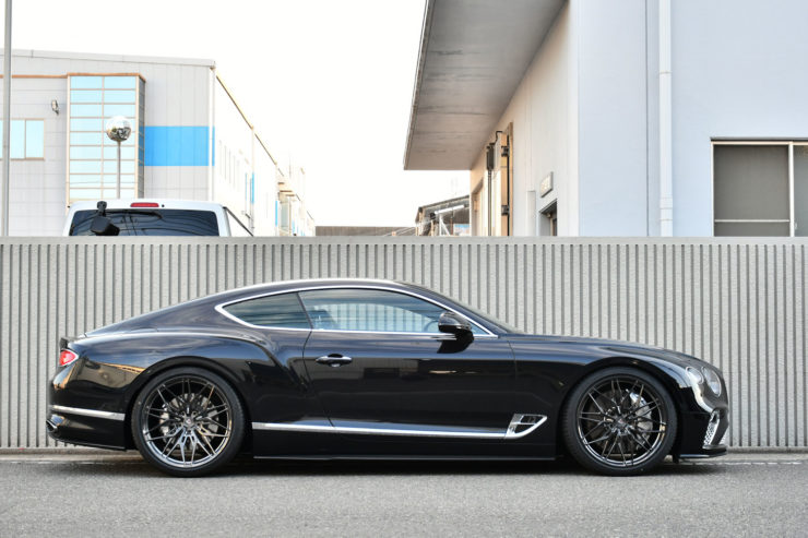 ベントレー　コンチネンタルGT　ローダウン　ロワリングモジュール　ASC　マフラー　カプリスト　アナーキー　アメ鍛　カスタム　名古屋