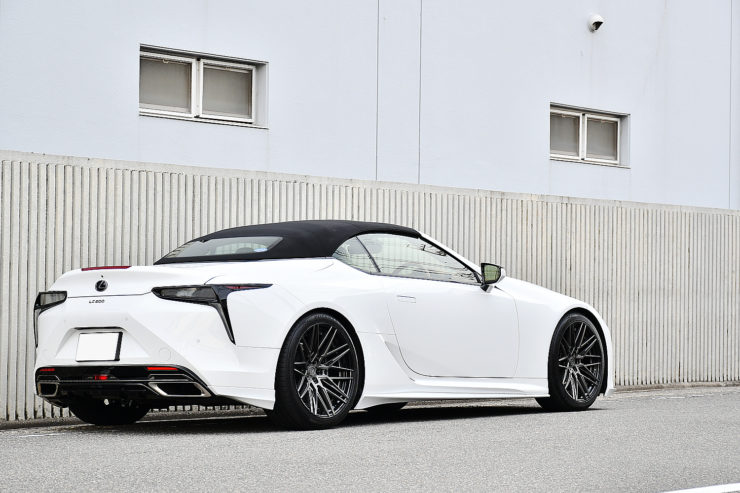 愛知県　名古屋市　レクサス　LC500　コンバーチブル　カスタム　BCフォージド　ホイール　ローダウン　LEXUS