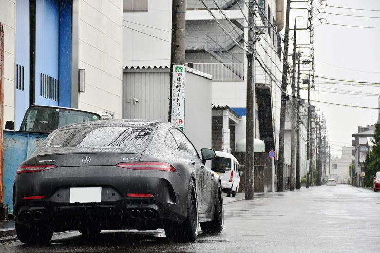 愛知県　名古屋　ベンツ　GT53　AMG　ローダウン　スペーサー　カスタム