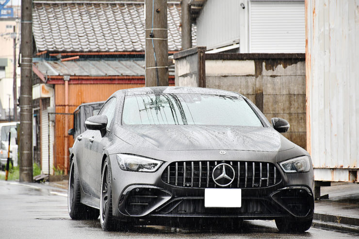 愛知県　名古屋　ベンツ　GT53　AMG　ローダウン　スペーサー　カスタム