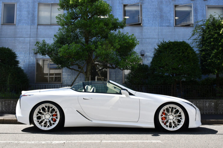 レクサス　LC500　LC500コンバーチブル　RSR　車高調　22インチ　ホイール　アメ鍛　1221　カスタム　名古屋