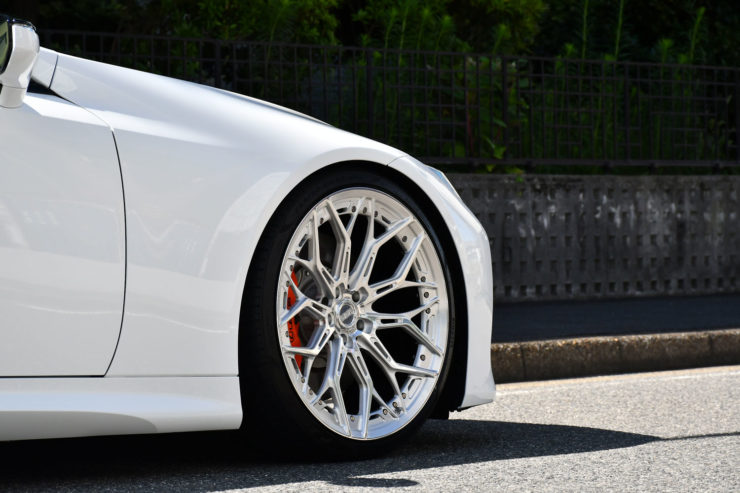 レクサス　LC500　LC500コンバーチブル　1221　アメ鍛　HRE　ホイール　22インチ　RSR　ローダウン　カスタム　名古屋