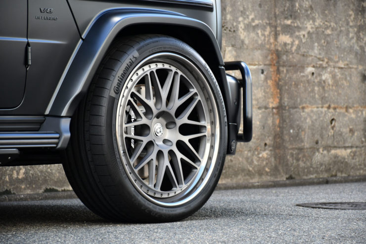 AMG　Gクラス　G63　ゲレンデ　マットブラック　ブラバスリップ　HRE　アメ鍛　24インチ　KW　プロテクションフィルム　ナイトパッケージ　カスタム　名古屋