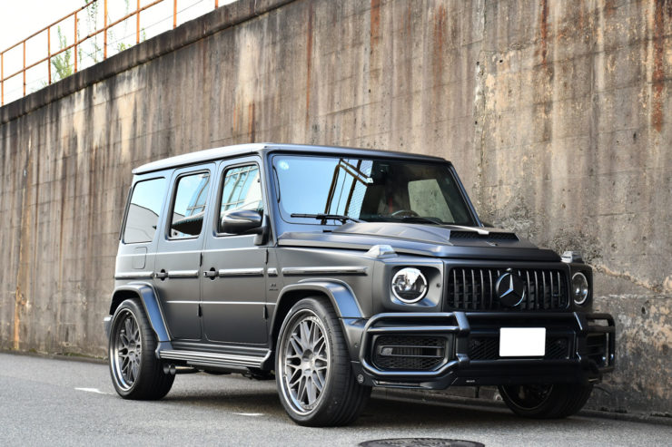 ベンツ　AMG　G63　W463A　W464　ブラバス　ローダウン　KW　車高調　HRE　アメ鍛　カスタム　名古屋