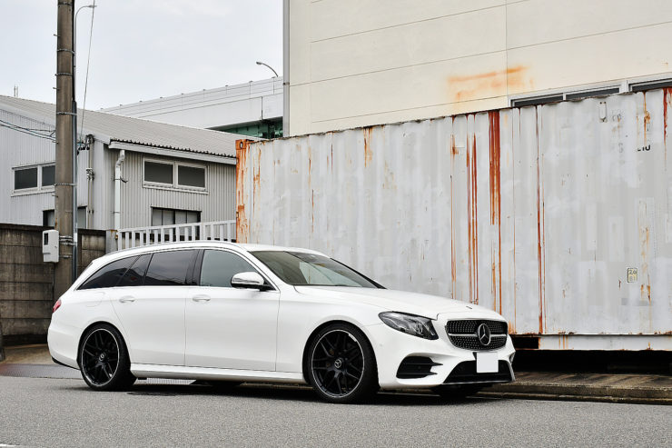 愛知県　名古屋　ベンツ　カスタム　W213　S213　BENZ　MercedesBenz　Eクラス　Eクラスワゴン　E220d　ローダウン　ホイール　H&R　ダウンサス