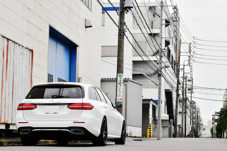 愛知県　名古屋　ベンツ　カスタム　W213　S213　BENZ　MercedesBenz　Eクラス　Eクラスワゴン　E220d　ローダウン　ホイール　H&R　ダウンサス
