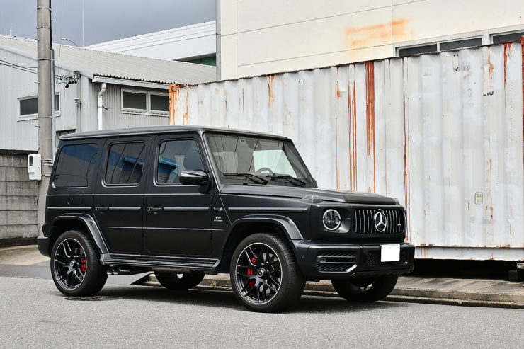 愛知県　名古屋　ベンツ　カスタム　メルセデスベンツ　Gクラス　ゲレンデ　G63　W463A　BRABUS　ブラバス　マフラー交換　ラッピング