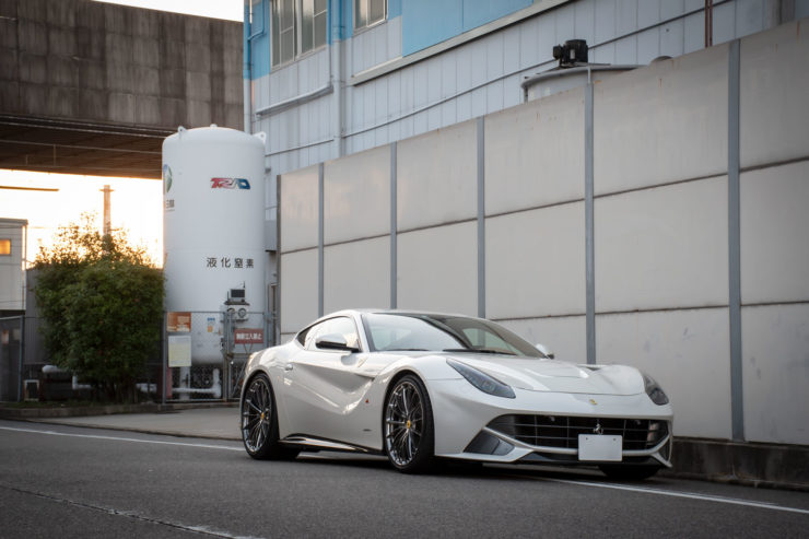 フェラーリ　F12　HRE　アメ鍛　ホイール　ノヴィテック　ダウンサス　ローダウン　カスタム　名古屋