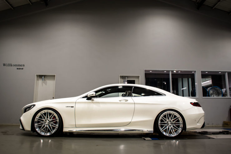 ベンツ　AMG　Sクーペ　S63　217　22インチ　ローダウン　ホイール　1221　アメ鍛　カスタム　名古屋