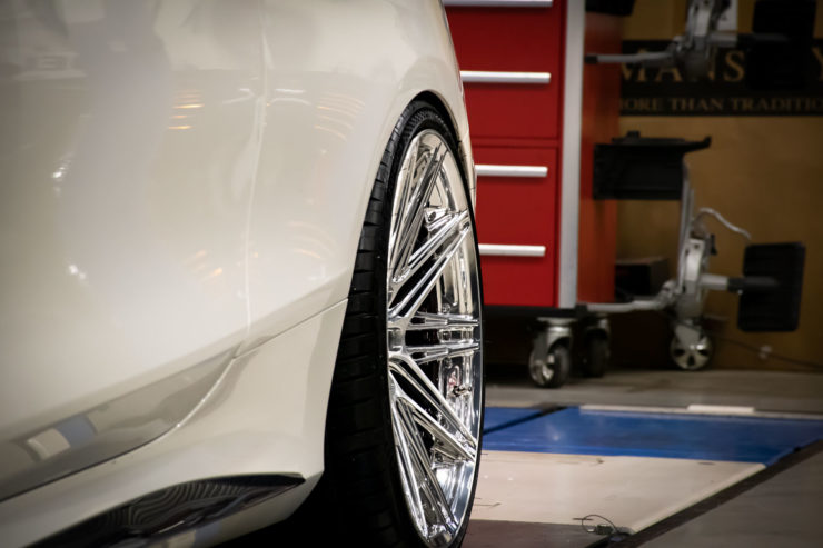 メルセデスベンツ　AMG　Sクーペ　S63　22インチ　ローダウン　1221　アメ鍛　カスタム　名古屋