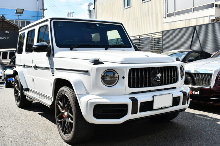 愛知県　名古屋　W463A　G63　カーボンパネル　内装　カスタム