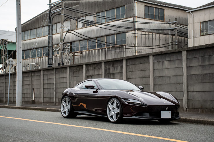 フェラーリ　ローマ　ローダウン　ノヴィテック　HRE　アメ鍛　ホイール　クラシックシリーズ　カスタム　名古屋